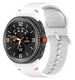 Samsung Galaxy Watch 8 Bandje - Siliconen Gesp Sluiting - S - Wit afbeelding 4