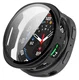 Samsung Galaxy Watch 8 40MM Hoesje - Bumper met Tempered Glass - Zwart afbeelding 1