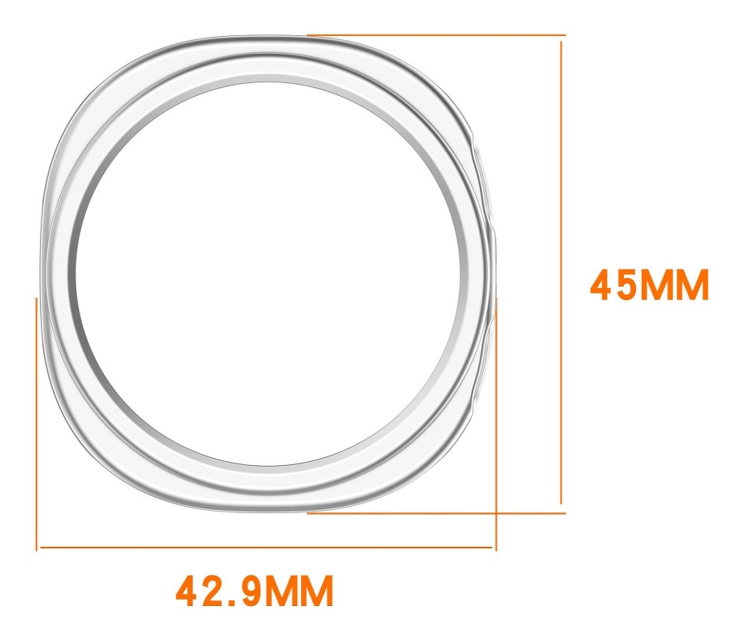 Samsung Galaxy Watch 8 40MM Hoesje - Hard Plastic - Bumper - Transparant afbeelding 3