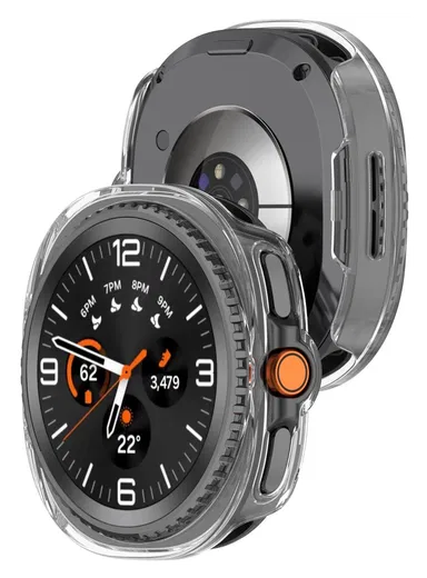 Samsung Galaxy Watch Ultra 2 Hoesje - Hard Plastic Bumper Case - Transparant afbeelding 2