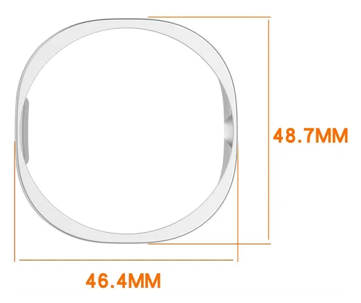 Samsung Galaxy Watch Ultra 2 Hoesje - Hard Plastic Bumper Case - Transparant afbeelding 3