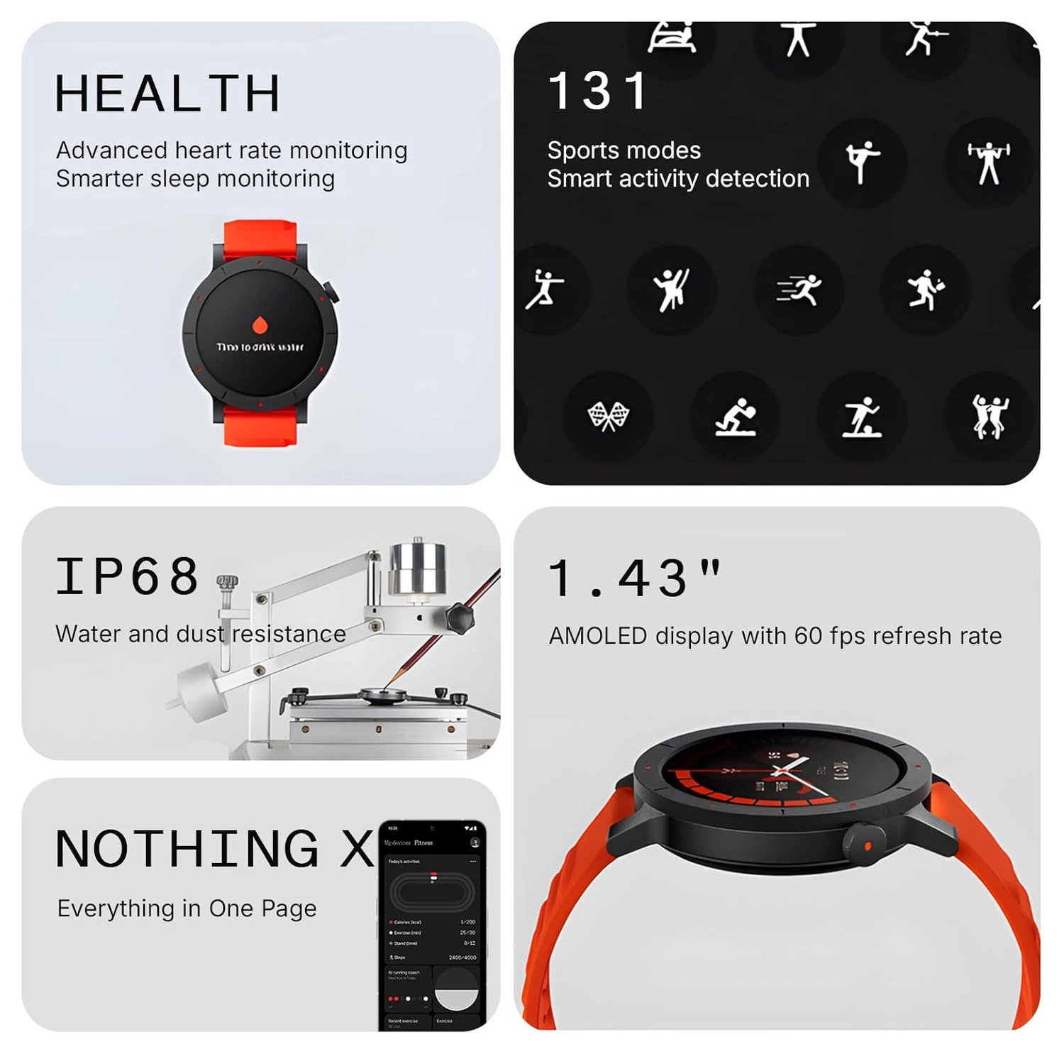 CMF Watch 3 Pro Light Grey afbeelding 4