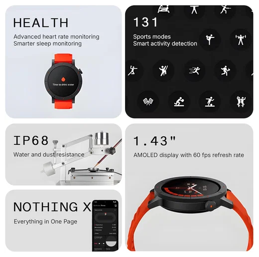 CMF Watch 3 Pro Light Grey afbeelding 4