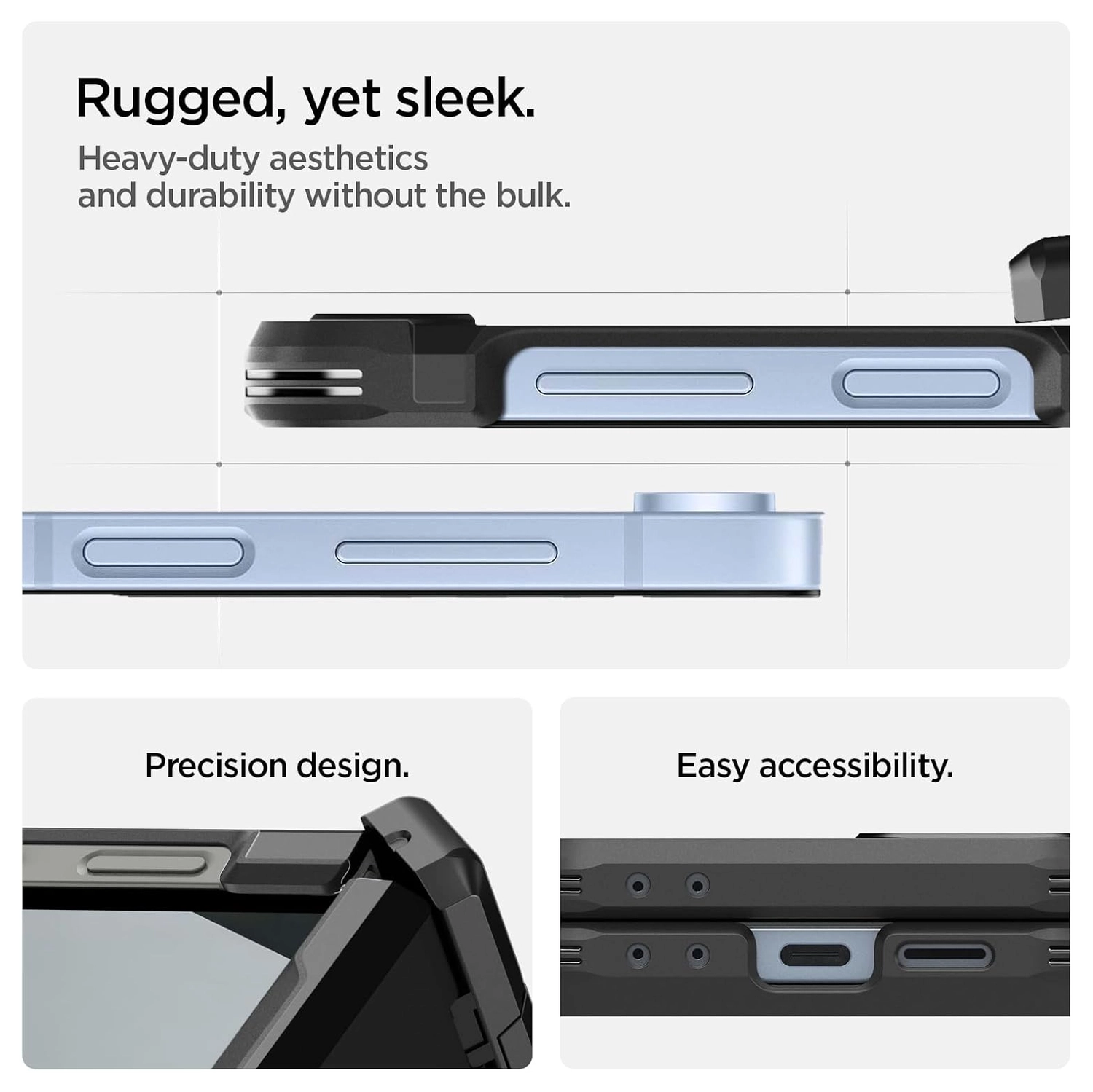 Spigen Tough Armor Samsung Galaxy Z Flip 7 FE/6 Hoesje MagSafe Back Cover Zwart afbeelding 7