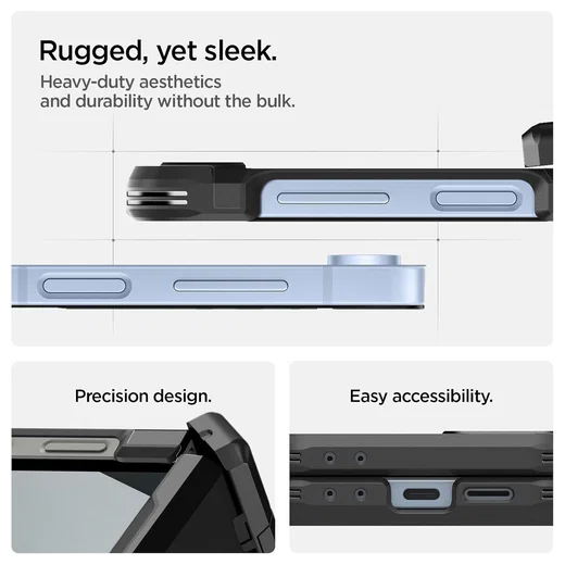 Spigen Tough Armor Samsung Galaxy Z Flip 7 FE/6 Hoesje MagSafe Back Cover Zwart afbeelding 7