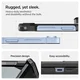 Spigen Tough Armor Samsung Galaxy Z Flip 7 FE/6 Hoesje MagSafe Back Cover Zwart afbeelding 7