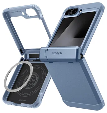 Spigen Tough Armor Samsung Galaxy Z Flip 7 FE/6 Hoesje MagSafe Back Cover Blauw