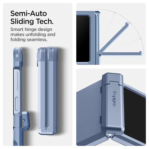 Spigen Tough Armor Samsung Galaxy Z Flip 7 FE/6 Hoesje MagSafe Back Cover Blauw afbeelding 3
