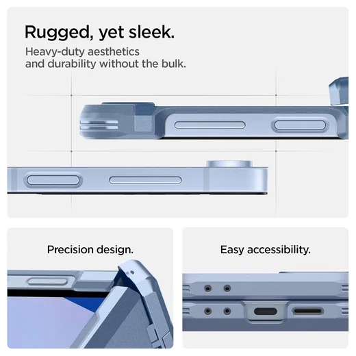 Spigen Tough Armor Samsung Galaxy Z Flip 7 FE/6 Hoesje MagSafe Back Cover Blauw afbeelding 6