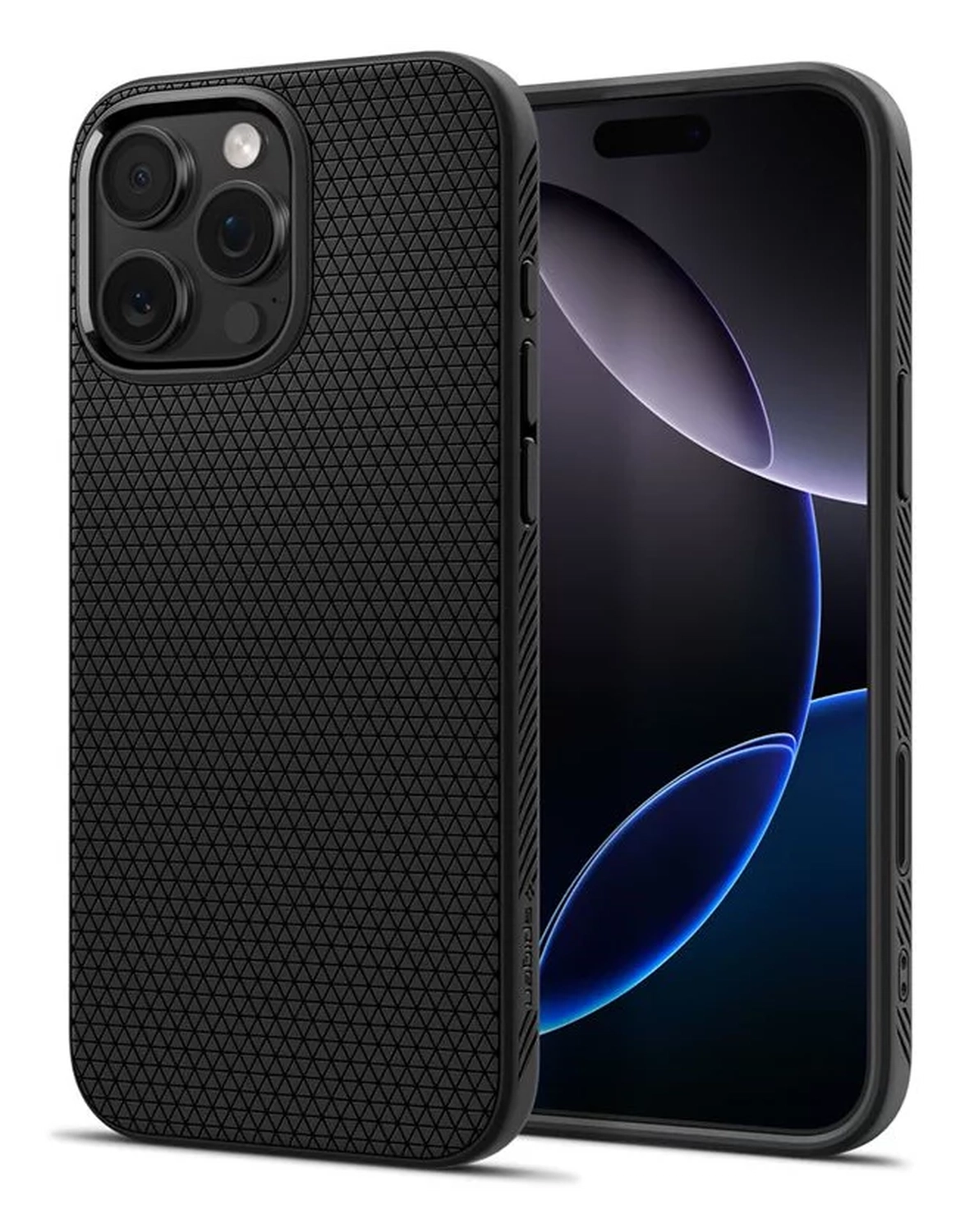 Spigen Liquid Air T MagFit Apple iPhone 16 Pro Hoesje Back Cover Matte Zwart afbeelding 1
