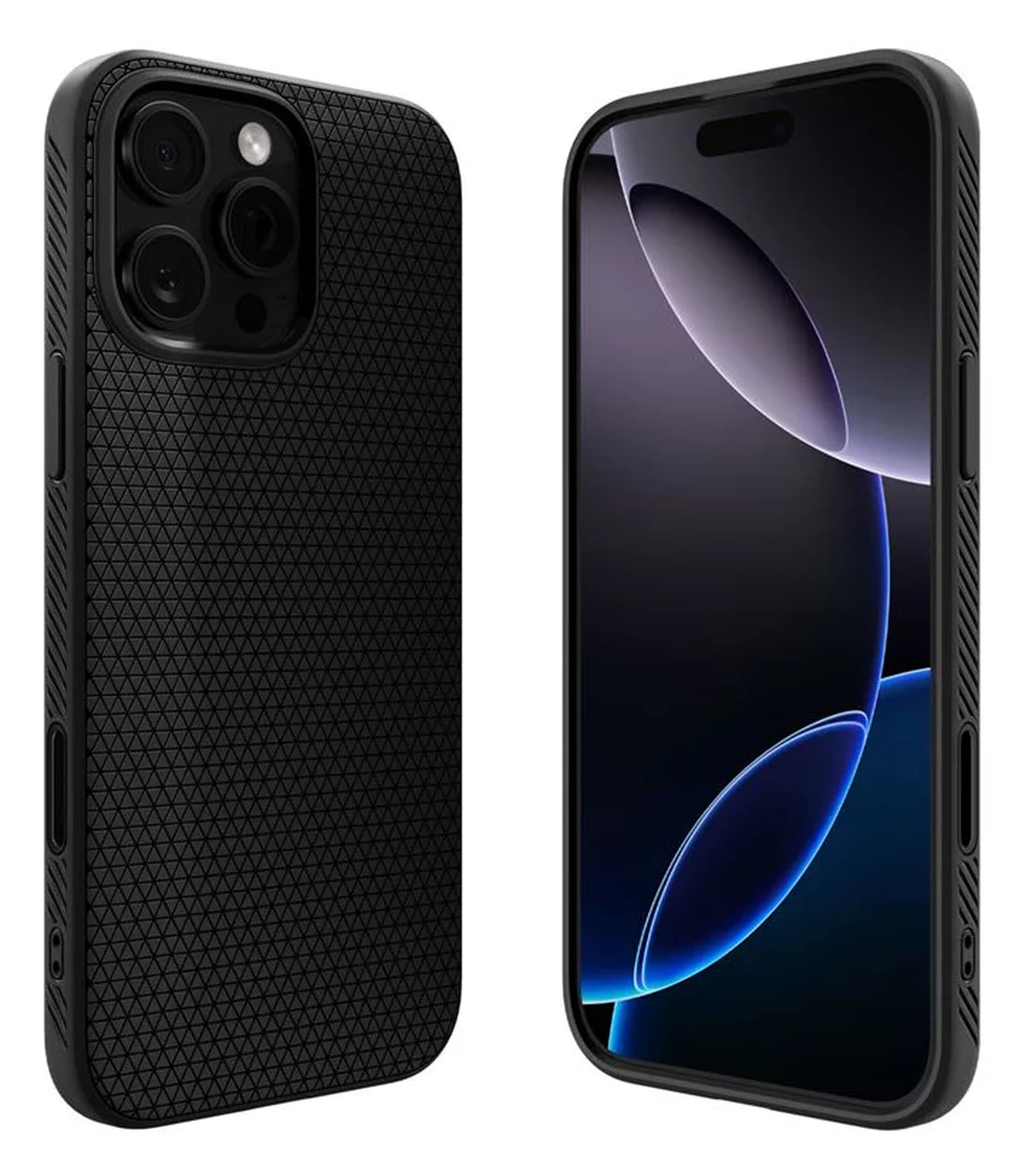 Spigen Liquid Air T MagFit Apple iPhone 16 Pro Hoesje Back Cover Matte Zwart afbeelding 13
