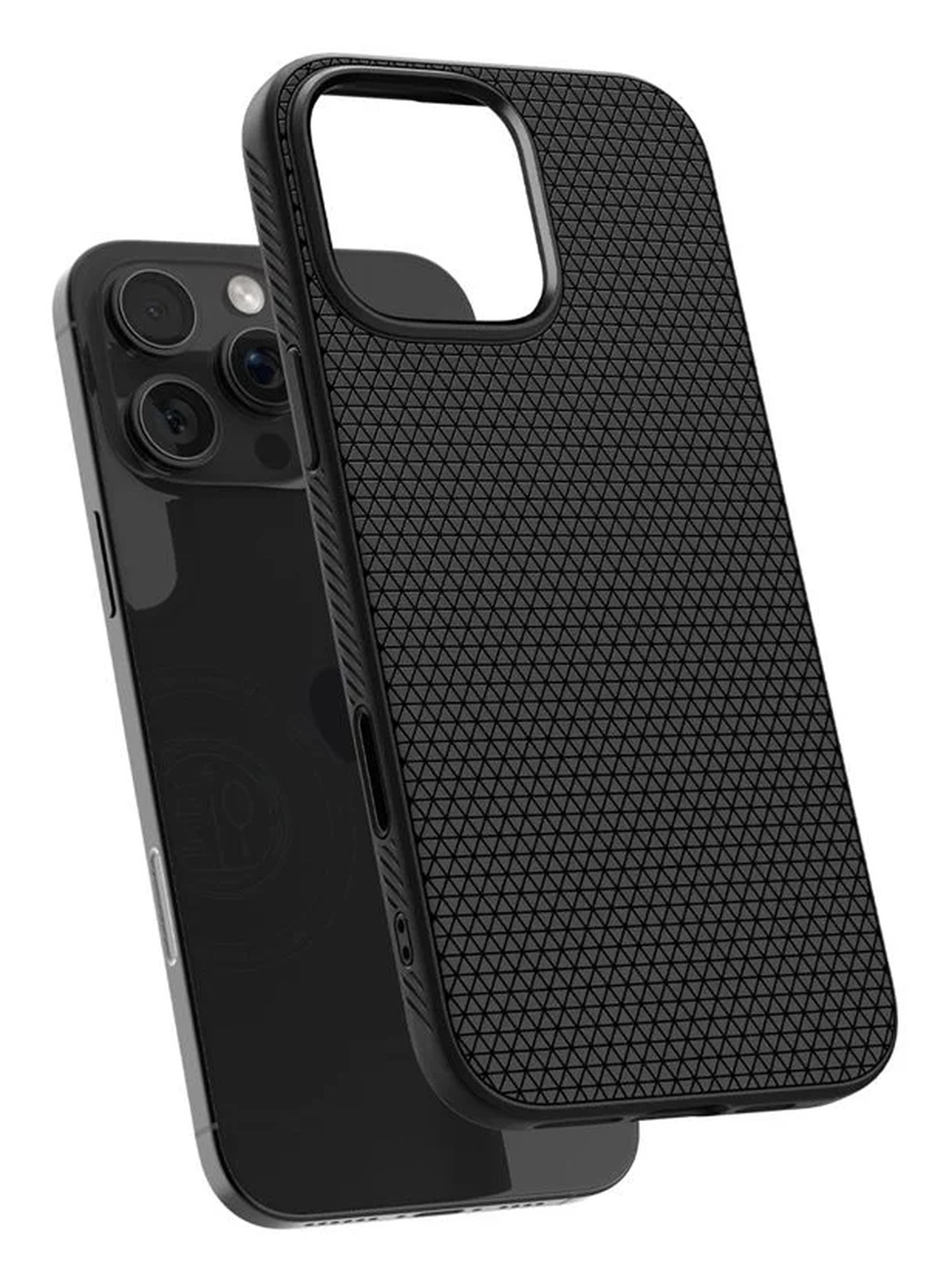 Spigen Liquid Air T MagFit Apple iPhone 16 Pro Hoesje Back Cover Matte Zwart afbeelding 14