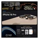Spigen Liquid Air T MagFit Apple iPhone 16 Pro Hoesje Back Cover Matte Zwart afbeelding 7
