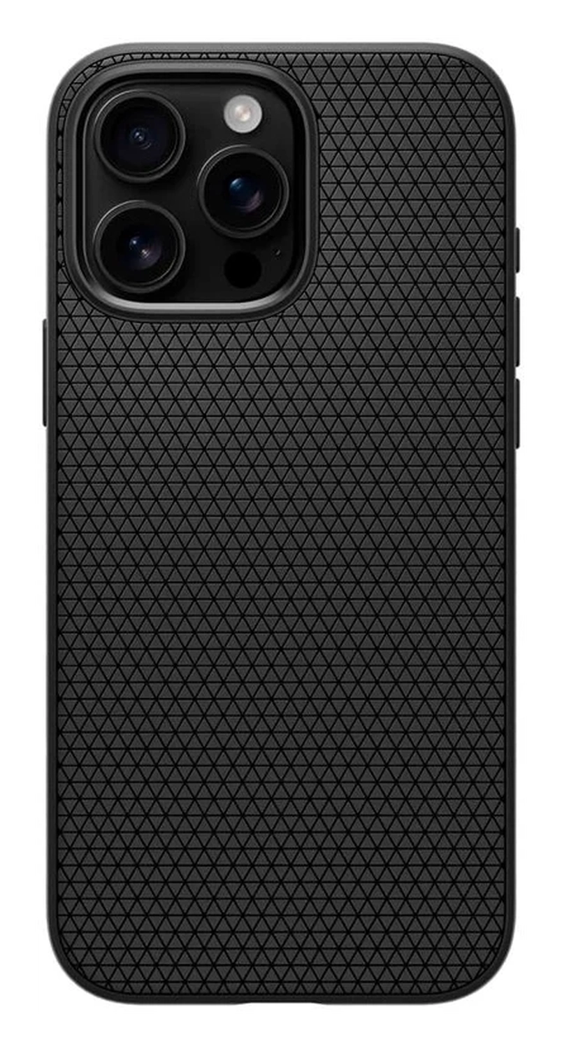 Spigen Liquid Air T MagFit Apple iPhone 16 Pro Hoesje Back Cover Matte Zwart afbeelding 9