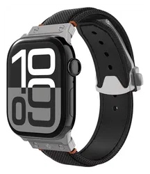 Spigen Classic Fit - Apple Watch 1-10/SE/Ultra Bandje - 49/46/45/44/42MM - Zwart afbeelding