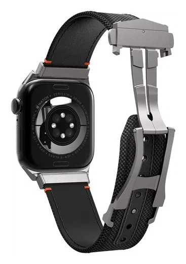 Spigen Classic Fit - Apple Watch 1-10/SE/Ultra Bandje - 49/46/45/44/42MM - Zwart afbeelding 11