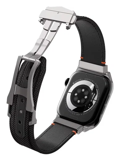 Spigen Classic Fit - Apple Watch 1-10/SE/Ultra Bandje - 49/46/45/44/42MM - Zwart afbeelding 12