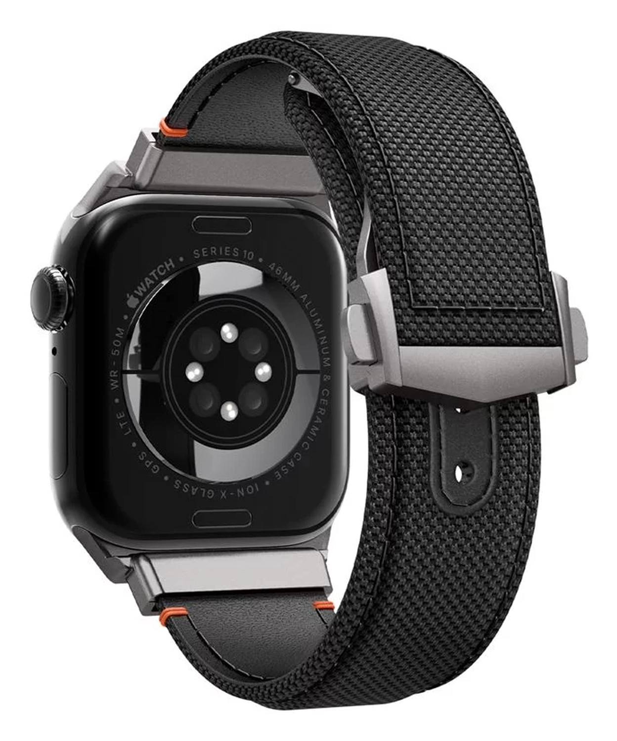 Spigen Classic Fit - Apple Watch 1-10/SE/Ultra Bandje - 49/46/45/44/42MM - Zwart afbeelding 14