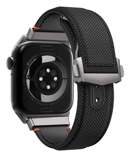 Spigen Classic Fit - Apple Watch 1-10/SE/Ultra Bandje - 49/46/45/44/42MM - Zwart afbeelding 14