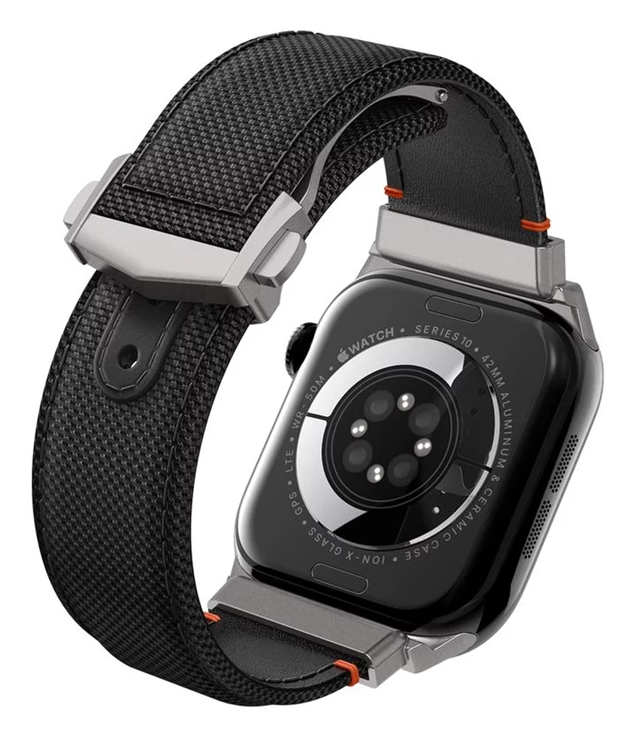 Spigen Classic Fit - Apple Watch 1-10/SE/Ultra Bandje - 49/46/45/44/42MM - Zwart afbeelding 16