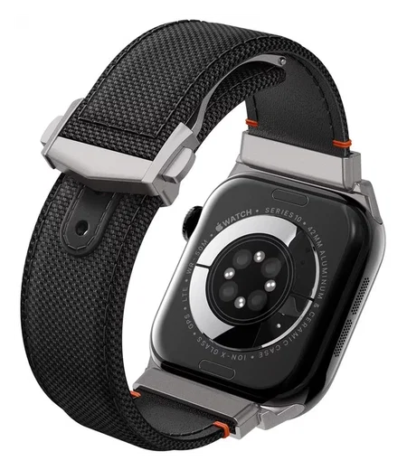 Spigen Classic Fit - Apple Watch 1-10/SE/Ultra Bandje - 49/46/45/44/42MM - Zwart afbeelding 16
