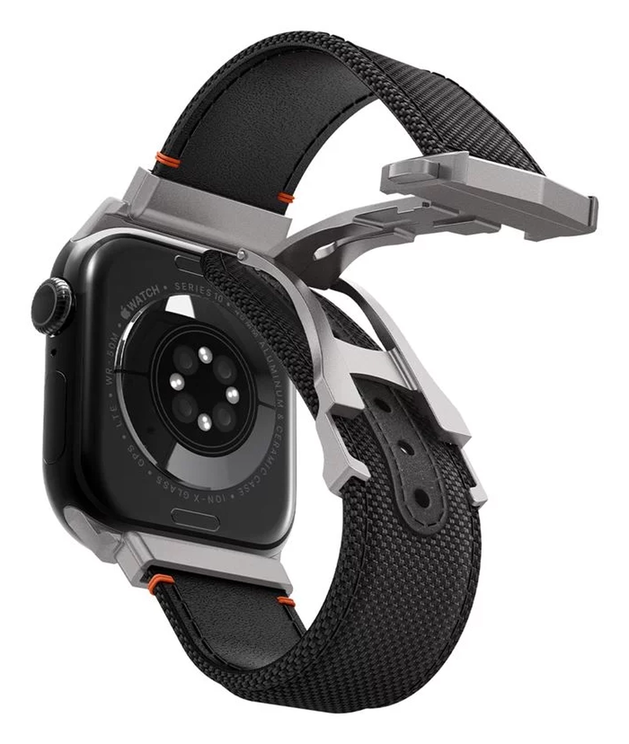 Spigen Classic Fit - Apple Watch 1-10/SE/Ultra Bandje - 49/46/45/44/42MM - Zwart afbeelding 18