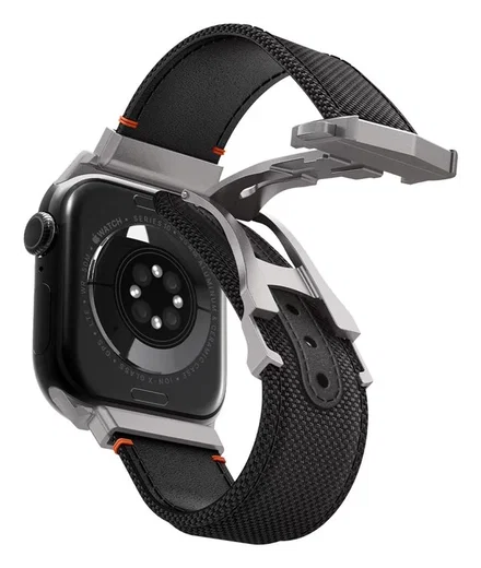 Spigen Classic Fit - Apple Watch 1-10/SE/Ultra Bandje - 49/46/45/44/42MM - Zwart afbeelding 18