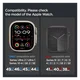 Spigen Classic Fit - Apple Watch 1-10/SE/Ultra Bandje - 49/46/45/44/42MM - Zwart afbeelding 8