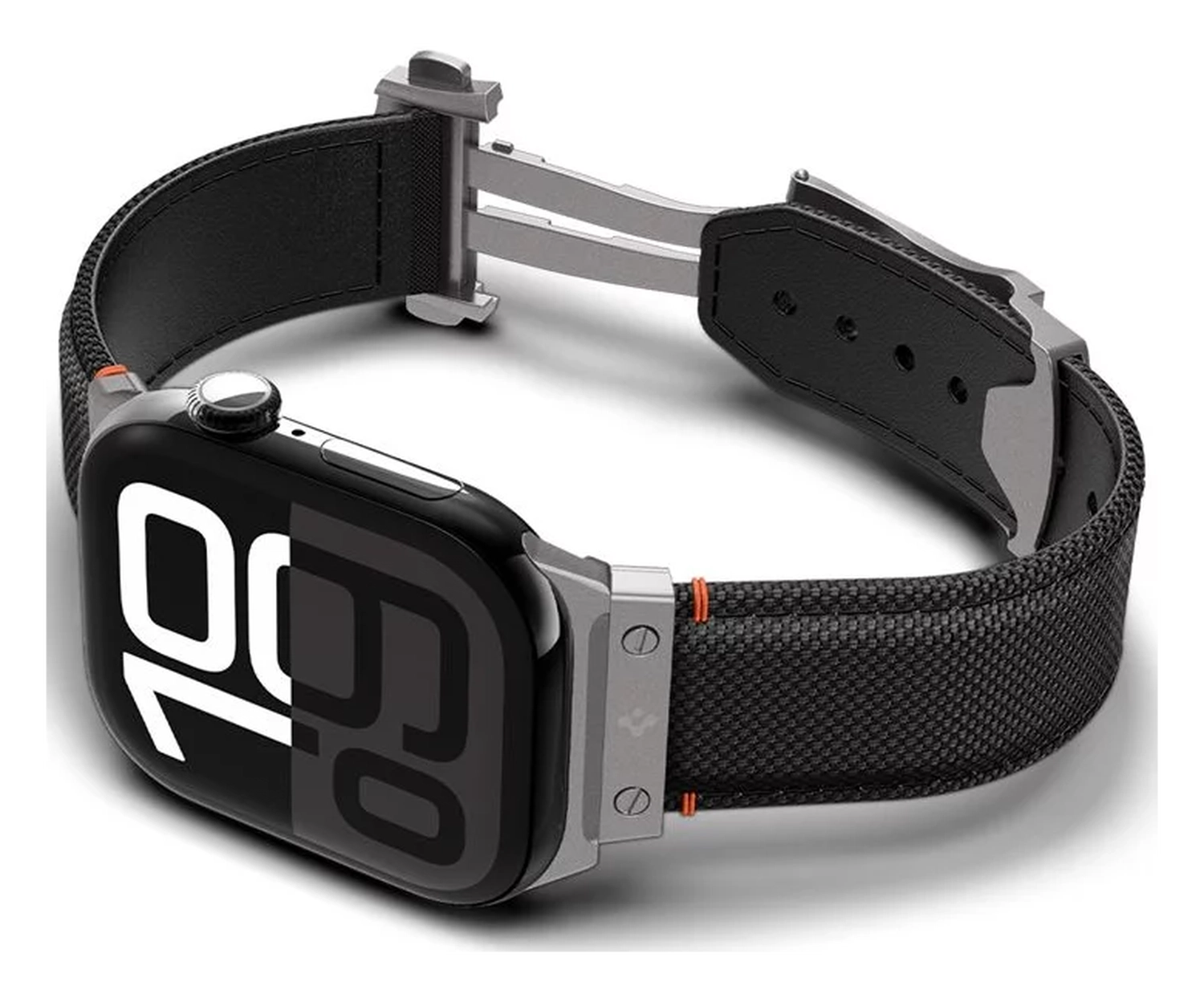Spigen Classic Fit - Apple Watch 1-10/SE/Ultra Bandje - 49/46/45/44/42MM - Zwart afbeelding 9