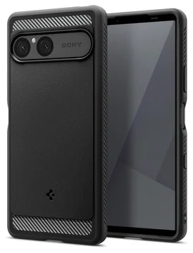 Spigen Rugged Armor Sony Xperia 10 VII Hoesje Back Cover Matte Zwart