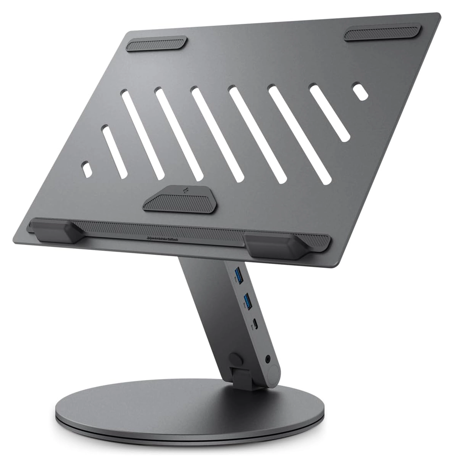 Spigen ArcDock Laptop Standaard met 6-in-1 Hub USB-A/USB-C 100W PD/4K HDMI Grijs afbeelding 2