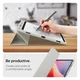 Spigen Ultra Hybrid Pro Samsung Tab S10 Lite / S10 FE / S9 FE / S9 Hoes Grijs afbeelding 5