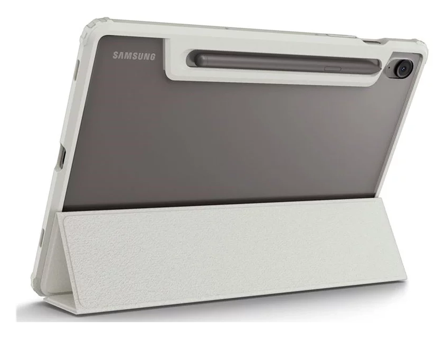 Spigen Ultra Hybrid Pro Samsung Tab S10 Lite / S10 FE / S9 FE / S9 Hoes Grijs afbeelding 7