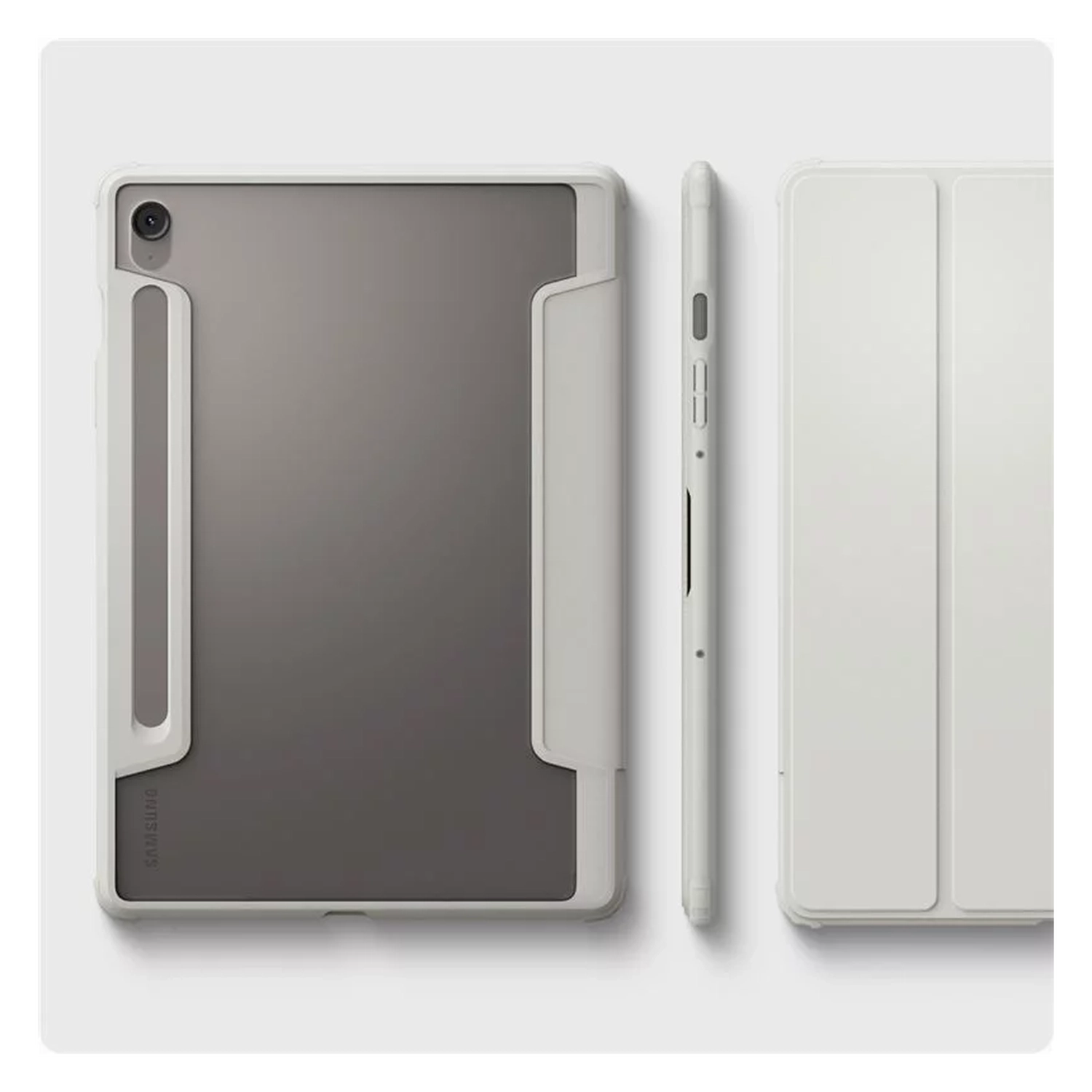 Spigen Ultra Hybrid Pro Samsung Tab S10 Lite / S10 FE / S9 FE / S9 Hoes Grijs afbeelding 8