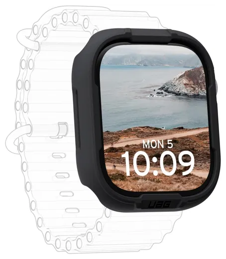 Urban Armor Gear Scout Apple Watch 11/10 46MM Hoesje - Bumper Case Zwart afbeelding 4