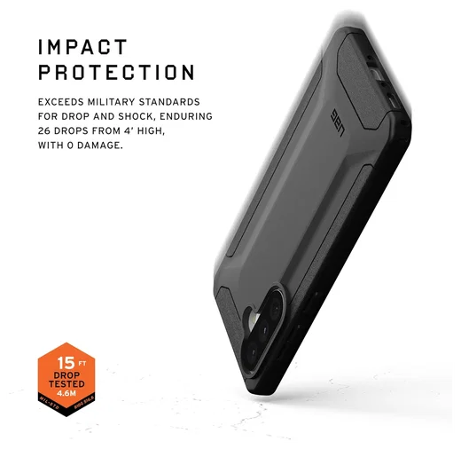 Urban Armor Gear Scout Samsung Galaxy A56 Hoesje Back Cover Zwart afbeelding 2