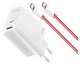 Originele OnePlus SuperVOOC GaN Oplader 120W + USB-C Kabel 1M Wit/Rood afbeelding 2