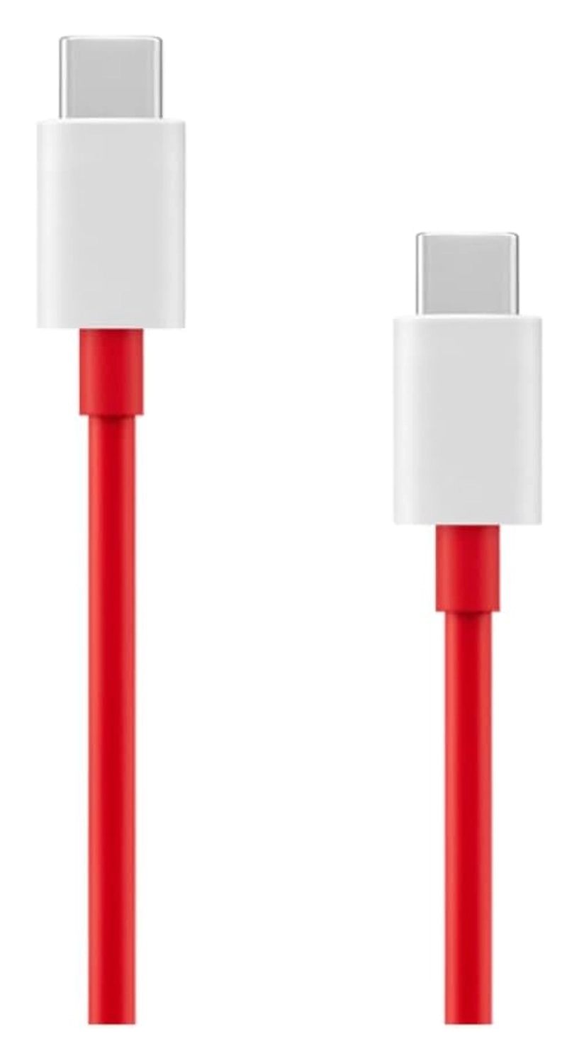 Originele OnePlus SuperVOOC GaN Oplader 120W + USB-C Kabel 1M Wit/Rood afbeelding 7