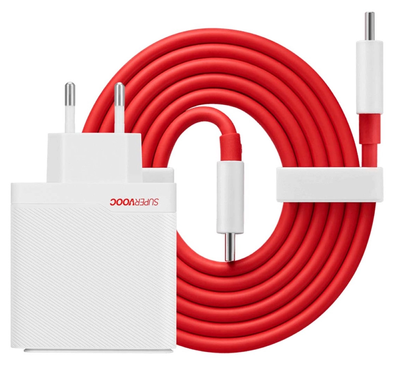 Originele OnePlus SuperVOOC USB‑A Snellader 100W + USB-A naar USB-C Kabel 1M Wit afbeelding 7