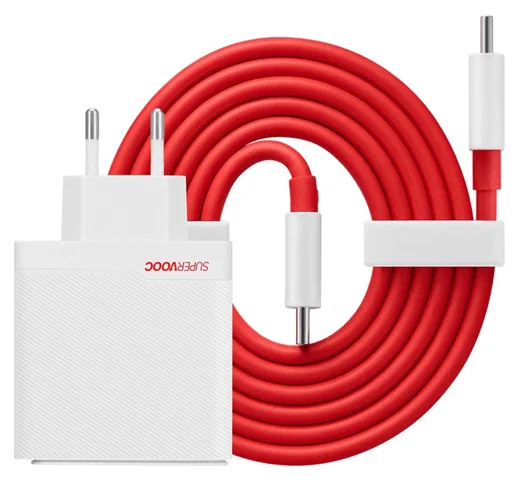 Originele OnePlus SuperVOOC USB‑A Snellader 100W + USB-A naar USB-C Kabel 1M Wit afbeelding 7