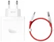 Originele OnePlus SuperVOOC USB‑A Snellader 100W + USB-A naar USB-C Kabel 1M Wit afbeelding 1