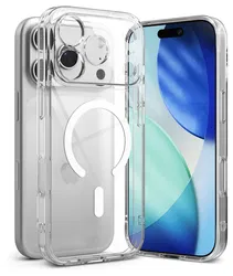 Ringke Fusion Magnetic Apple iPhone 17 Pro Max Hoesje MagSafe Transparant afbeelding