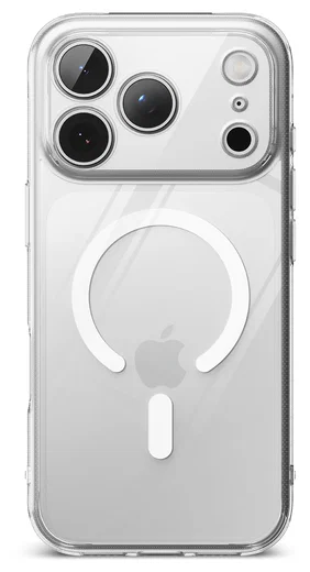 Ringke Fusion Magnetic Apple iPhone 17 Pro Max Hoesje MagSafe Transparant afbeelding 11
