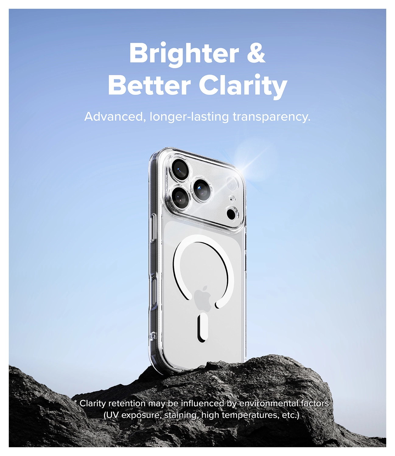 Ringke Fusion Magnetic Apple iPhone 17 Pro Max Hoesje MagSafe Transparant afbeelding 4