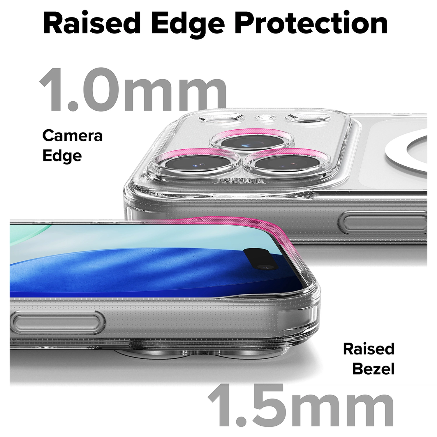 Ringke Fusion Magnetic Apple iPhone 17 Pro Max Hoesje MagSafe Transparant afbeelding 8