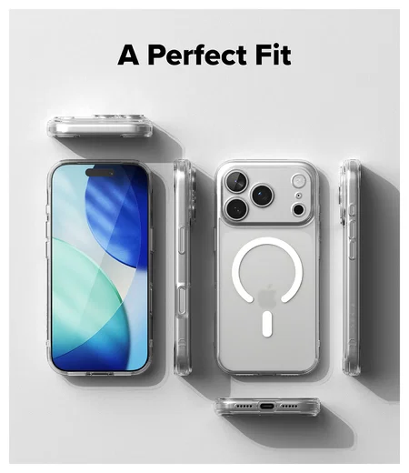 Ringke Fusion Magnetic Apple iPhone 17 Pro Max Hoesje MagSafe Matte Transparant afbeelding 9