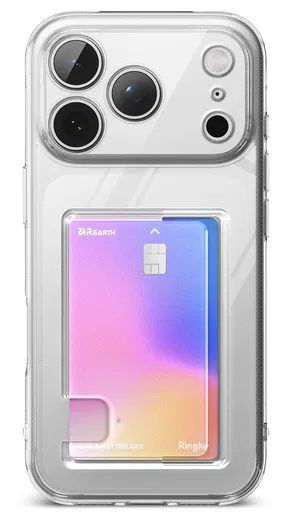 Ringke Fusion Card Apple iPhone 17 Pro Max Hoesje Kaarthouder Transparant afbeelding 11