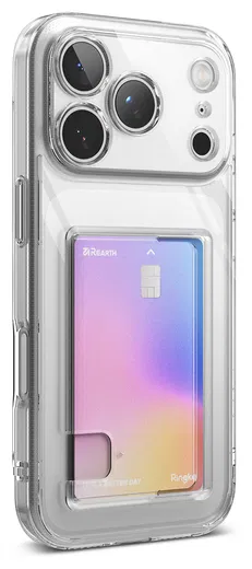 Ringke Fusion Card Apple iPhone 17 Pro Max Hoesje Kaarthouder Transparant afbeelding 12