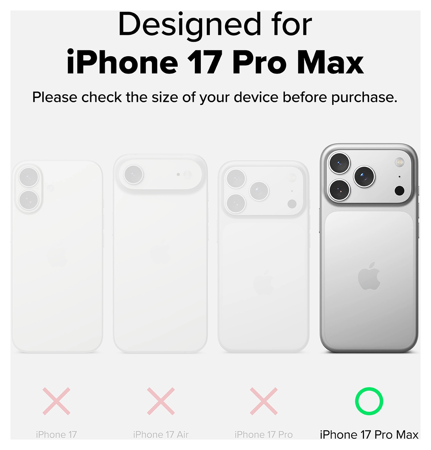 Ringke Fusion Card Apple iPhone 17 Pro Max Hoesje Kaarthouder Transparant afbeelding 3