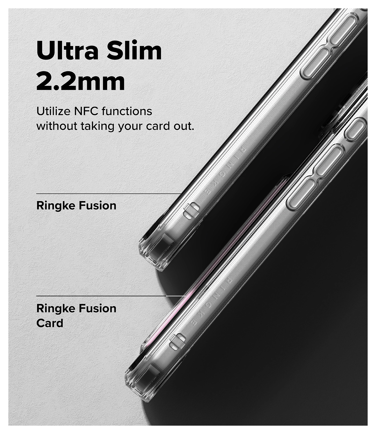 Ringke Fusion Card Apple iPhone 17 Pro Max Hoesje Kaarthouder Transparant afbeelding 6